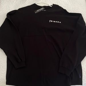 Friends, long sleeve, black spirit jersey size large